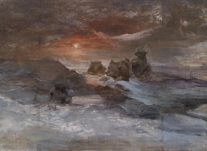 Julius Payer Hunting Bear on Franz Josef Land Spain oil painting art